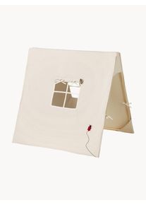 Ferm Living Kids Organic Cotton Play Tent Ladybird White Cotton, Organic cotton, Wood, Fabric B 100 x H 100 cm