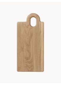 Broste Copenhagen Handmade Oak Wood Chopping Board Olina Beige Wood, Solid wood B 30 x D 14 cm