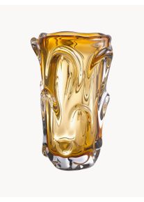 Eichholtz Mundblæst Vase Aila Gul Glas Ø 20 x 31 cm