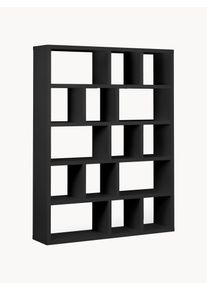 Temahome Portugal Stor Hylla Berlin Svart Trä B 150 x H 198 cm
