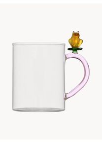 Ichendorf Mouth-Blown Glass Teacup Frog Transparent Ø 8 cm x H 10 cm