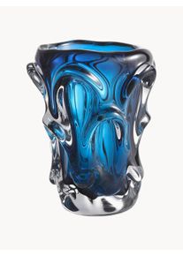 Eichholtz Mundblæst Vase Aila Blå Glas Ø 19 x 23 cm