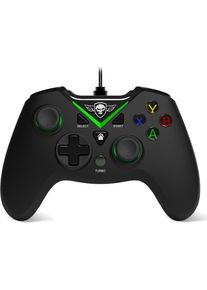 Spirit Of Gamer Manette De Jeu Pgx Pour Xbox One (Noir/Vert) (Xbox One X), Gaming Controller, Mehrfarbig