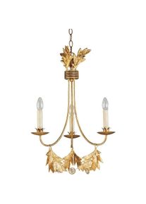 Elstead Lighting, Pendelleuchte, Sweet Olive Hängeleuchte E14 3-fach Vergoldetes Gold (E14)