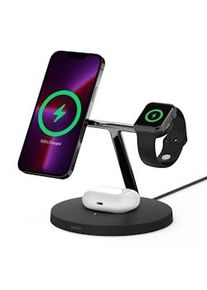 Belkin WIZ017vfBK Auscultadores, Smartphone, Smartwatch Preto Carregamento sem fios AC Carregamento r&aacute;pido no interior