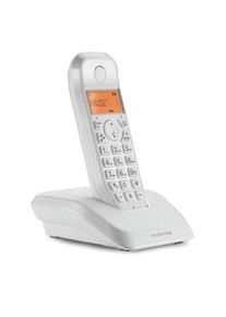 Motorola S1201 Telefone sem fio, bloqueio chamadas, n&atilde;o perturbe, viva-voz, tela iluminada, ID, 50 contatos