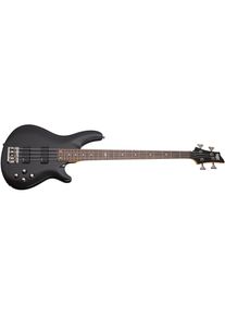 Schecter Guitar Research Schecter SGR C-4 sähköbasso, Black (E-Gitarre, Ahornholz, Mahagony), Gitarre, Schwarz