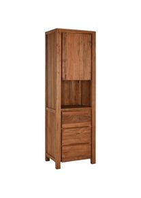 Esprit, Regal, Furniture Home Natural Teak 60 x 40 x 190 cm (60 x 40 x 190 cm)