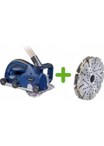 Carat, Fr&auml;se, MZSLB1505X SL-1505 DUSTEC Schlitzschneidemaschine 50 mm + Rohrschneider &Oslash;150x22,23MM