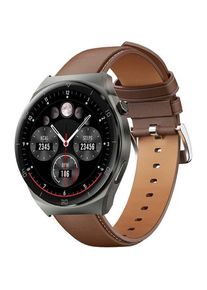 Aukey Smartwatch 2 ultra SW-2U (brown leather), Smartwatch