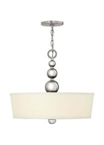 Elstead Lighting, Pendelleuchte, Zelda Hängeleuchte E27 3-fach Poliertes Nickel (E27)