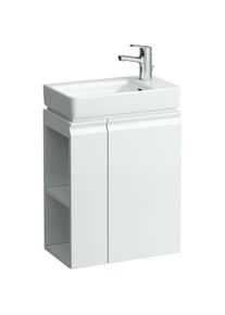 Laufen, Waschbeckenunterschrank, Waschtischunterbau PRO A 480x580x275mm Seitenablage links graphit (48 x 27.5 x 58 cm)