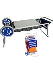 Marbueno, Transportwagen, Mehrzweckwagen Weiss PVC Stahl Red 108 x 51 x 51 cm