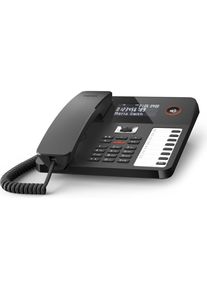 Gigaset Desk 800A Schnurgebunden sw, Telefon, Schwarz