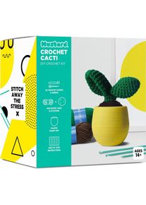 Mustard - Crochet Cacti - Green - 15 cm x 10 cm, Handarbeitsset