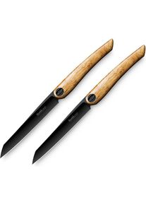 Nesmuk Janus Steakmessenset, 2-delig olijfhout, Besteck, Braun