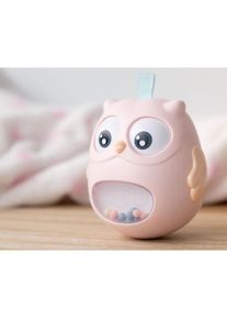 BigBuy, Babyrassel, Rassel Eule Rosa