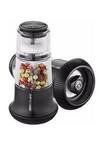 Gefu Pfeffermühle mit Salzstreuer, Pfeffermühle + Salzmühle, Schwarz