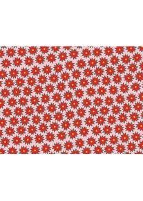 partydeco, Geschenkverpackung, Wrapping paper - Red star of Bethlehem, 70x200cm (1 pkt / 1 pc.) (Geschenkpapier, 1 x)