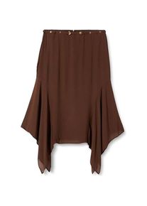 Pinko, Herren, Kleider, Egisto Rock Crepe de Chine Vintage, Braun, (30)