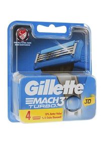 Gillette, Rasierklingen, Mach3 Turbo spare blades for men 4 ks