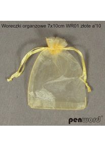 MFP Paper, Geschenkverpackung, Goldene Organzasäckchen 7x10cm 10 Stk (10 x)