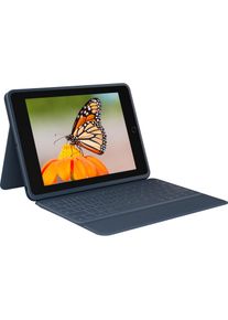 Logitech Rugged Combo 3 - CLASSIC BLUE - FRA - WW (FR, A2428, A2429, A2197), Tablet Tastatur, Blau
