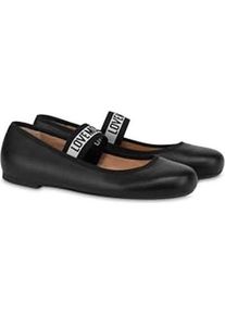 Love Moschino, Damen, Ballerinas, Polja Damenballerinas, Schwarz, (36)
