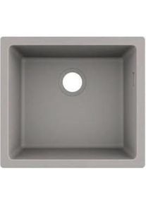 Hansgrohe, Spülbecken, HG Unterbauspüle 450 S510-U450 betongrau (Unterbauspüle, 45 cm, 50 cm)