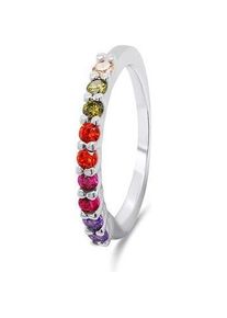 Brilio, Ring, Silver - Decent silver ring with colored zircons RI063W - Circuit: 60 mm, (60)