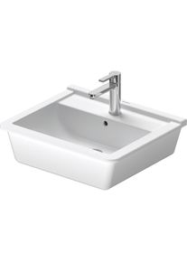 Duravit, Waschbecken, Einbauwaschtisch STARCK 3 m ÜL HLB 560x460mm 1 Hahnloch weiss WG (460 mm, 560 mm)