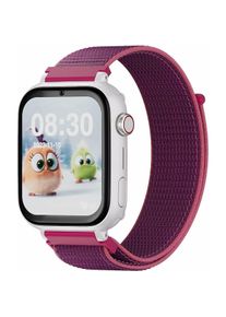 Save Family Savefamily White Casing + Raspberry Fabric Strap Sf-Sw+B.Ctf (40 mm, 4G), Smartwatch