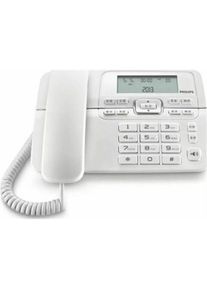 Philips Festnetztelefon M20W/00 Weiss, Telefon, Weiss