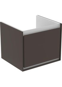 Ideal Standard, Waschbeckenunterschrank, IDS Waschtischunterschrank CONNECT AIR 485mm f Cube Air 550mm b. ma / weiss matt (48 x 41 x 40 cm)