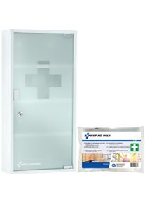 FIRST AID ONLY, Erste Hilfe Set, Medizinschrank DIN 13157 weiss