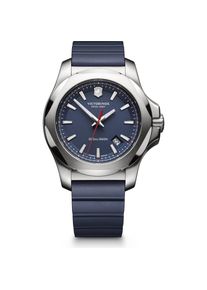Victorinox, Armbanduhr, I.N.O.X., Blau, (Analoguhr, Swiss Made, 43 mm)