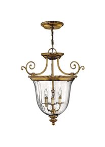 Elstead Lighting, Pendelleuchte, Cambridge Hängeleuchte E14 3-fach 60cm Brüniertes Messing (E14)