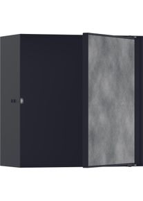 Hansgrohe, Duschablage, HG Wandnische XtraStoris Rock m befliesb. Tür 300x300x140mm ma-sw