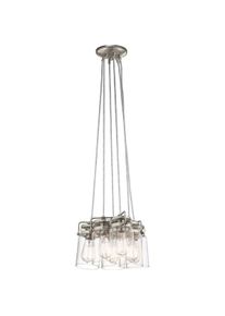 Elstead Lighting, Pendelleuchte, Brinley Hängeleuchte E27 6-fach Nickel gebürstet (E27)