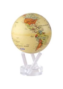 Movea, Globus, Mova wereld op zonne energie Ã ̃ 11,5 cm - Uitvoering - Antiek beige (ATE)