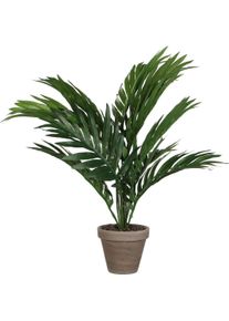 Mica, Kunstpflanzen, Kunstpalme Goldfruchtpalme Arecapalme Ø 60 H 45 cm grün (45 cm)