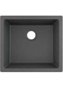 Hansgrohe, Spülbecken, HG Unterbauspüle 450 S510-U450 steingrau (Unterbauspüle, 45 cm, 50 cm)