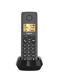 Gigaset DECT PURE 100, Telefon, Schwarz
