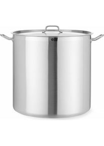 Hendi Kochtopf hoch mit Deckel 95 l 500x500 mm EDS Profi, Pfanne + Kochtopf, Silber