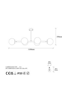 Opviq, Pendelleuchte, Valerie (E14)