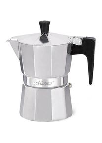Maestro 6-Tassen-Kaffeemaschine MR-1666-6, Espressokocher, Silber