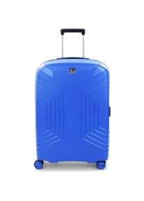 Roncato, Koffer, Ypsilon 4 Rollen Trolley 69 cm mit Dehnfalte, Blau, (90 l)
