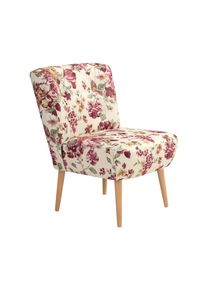 Tchibo - Cocktail-Sessel »Fiona« - 58x68x78cm - beige - Polyester / Buchenholz / Holz