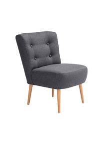 Tchibo - Cocktail-Sessel »Fiona« - 58x68x78cm - braun - Polyester / Buchenholz / Holz