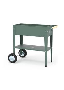 Herstera Garden Kräuterfabrik - 75x35x80cm - olivgrün - Stahl